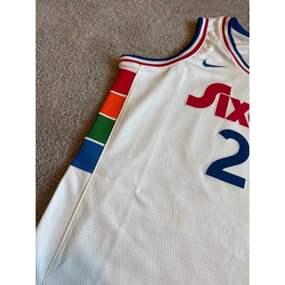 Joel Embiid Philadelphia 76ers City Edition Nike NWT Youth NBA Jersey Size Large